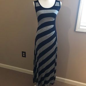 Striped maxi dress